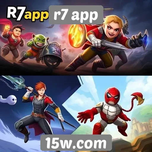 Popularidade dos jogos disponíveis no r7 app